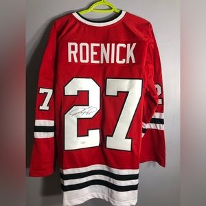 Jeremy Roenick Chicago Blackhawks Signed Jersey with COA